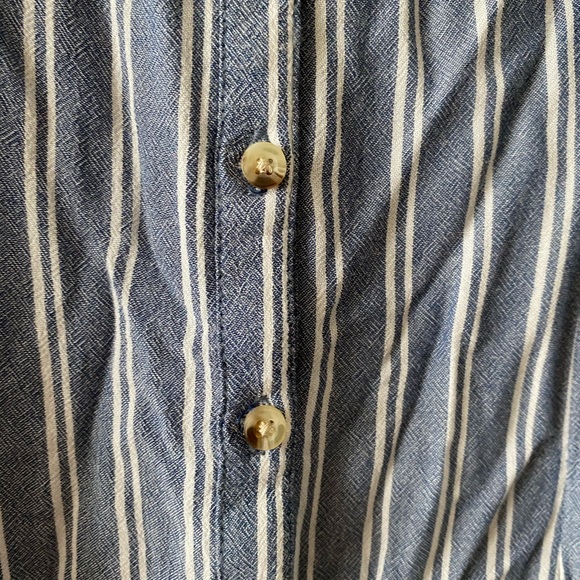 NWOT American Eagle Stripe off the shoulder mini - Picture 2 of 5